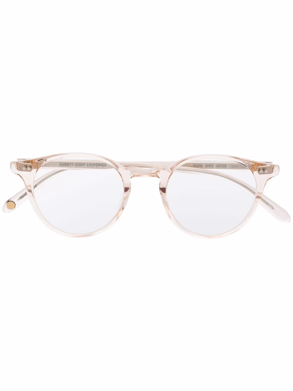 Garrett Leight transparent-frame glasses - Neutrals von Garrett Leight