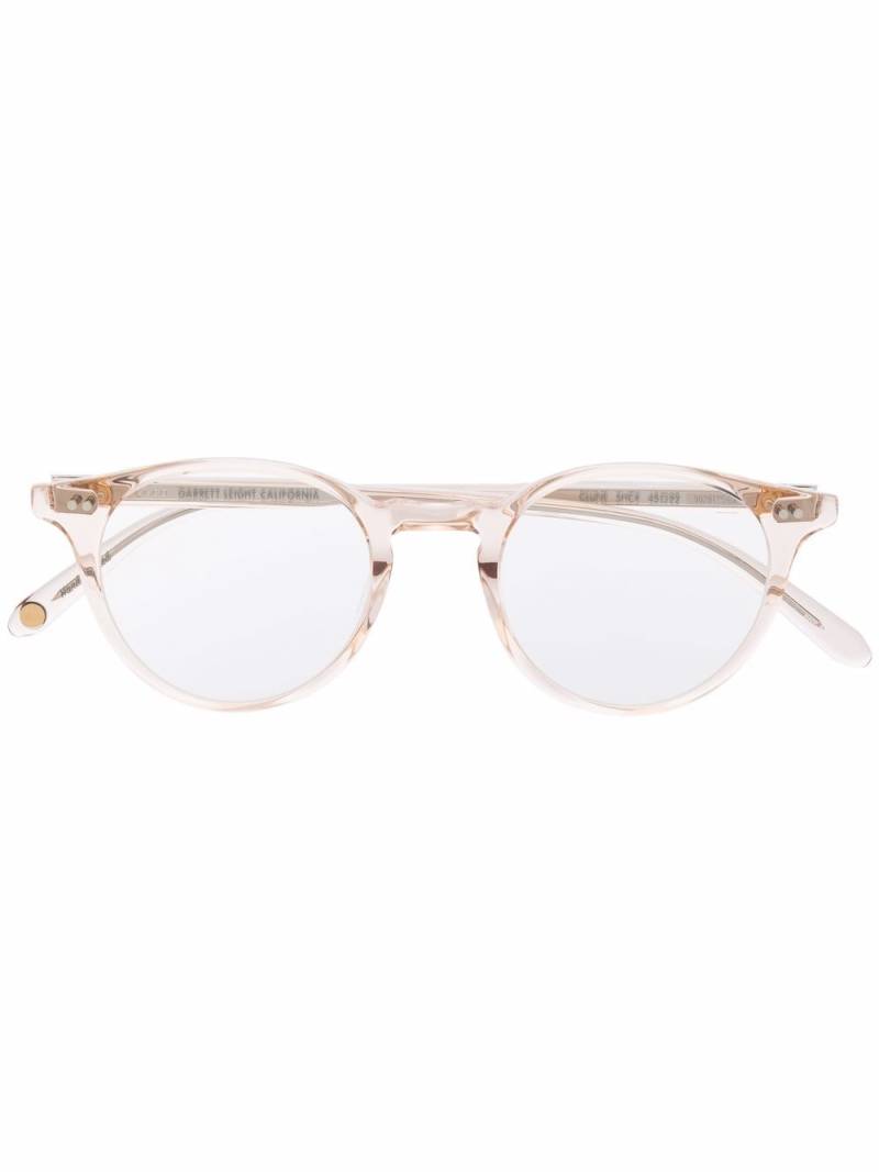 Garrett Leight transparent-frame glasses - Neutrals von Garrett Leight