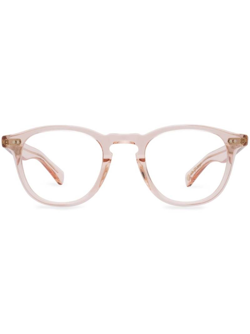 Garrett Leight x Andre Saraiva round-frame glasses - Pink von Garrett Leight