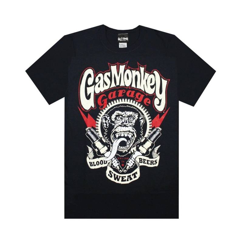 Blood Sweat And Beers Tshirt Herren Multicolor M von Gas Monkey Garage