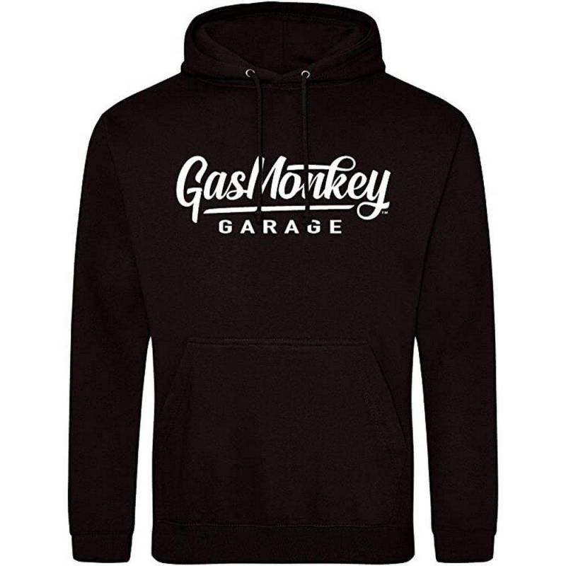 Kapuzenpullover Herren Schwarz L von Gas Monkey Garage