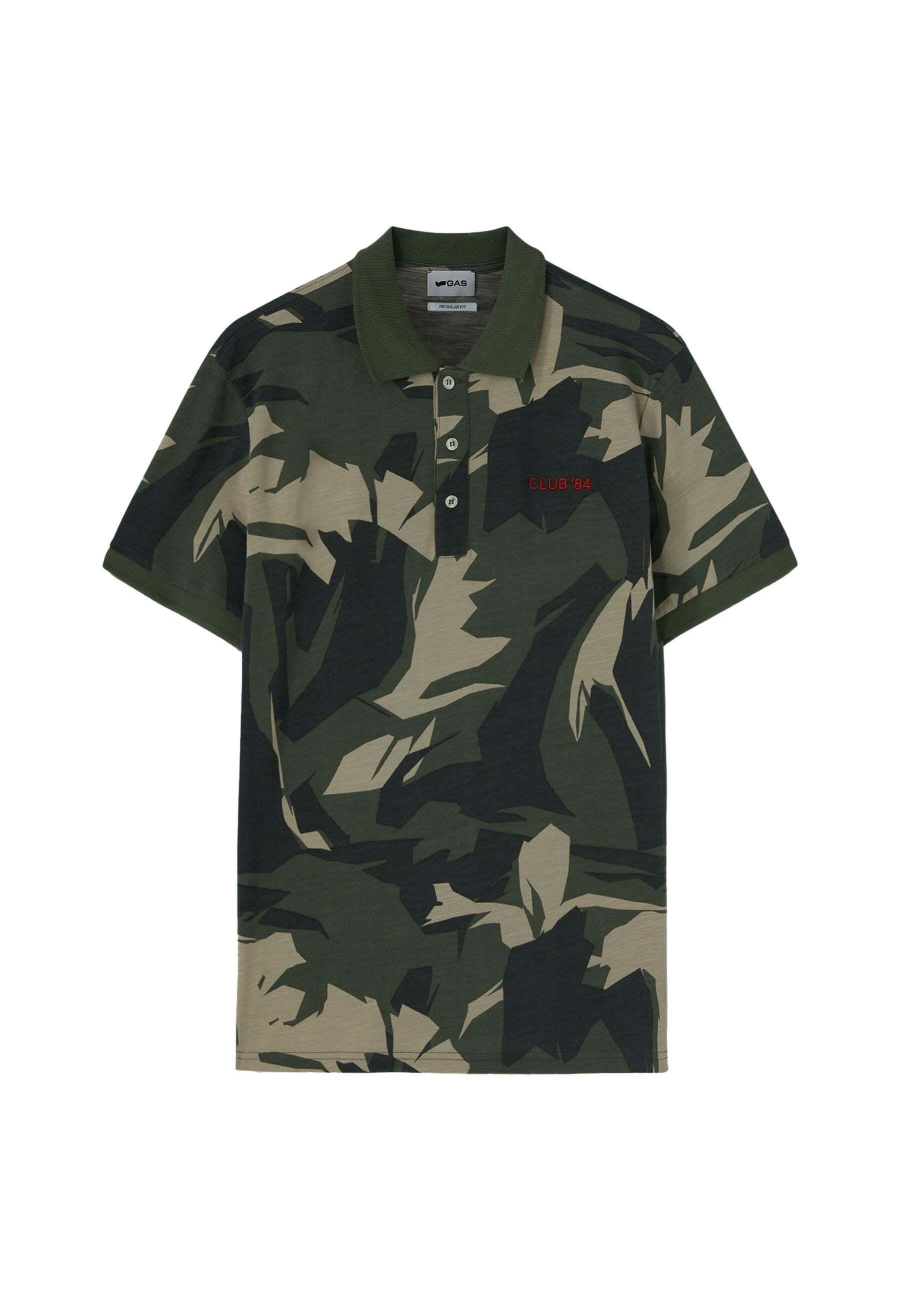 Polos Ralph/s Camouflage Herren Grün L von Gas