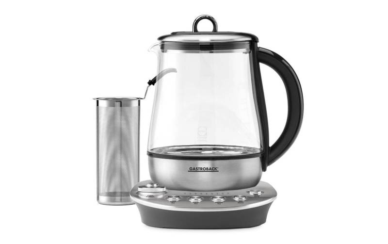 Gastroback Wasser-/Teekocher »»Design Tea Aroma Plus Silberfarben««, 1400 W von Gastroback