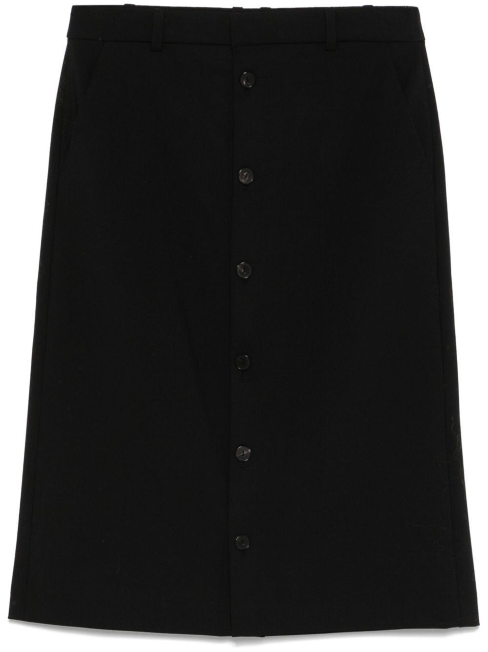 Gauchère button-up pencil skirt - Black von Gauchère