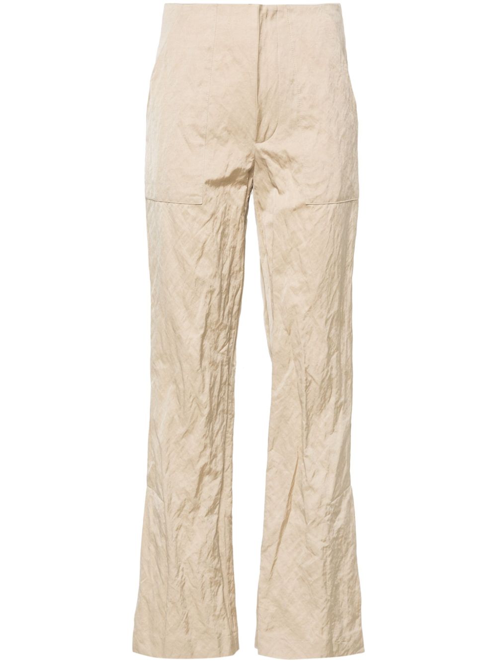 Gauchère creased tapered trousers - Neutrals von Gauchère