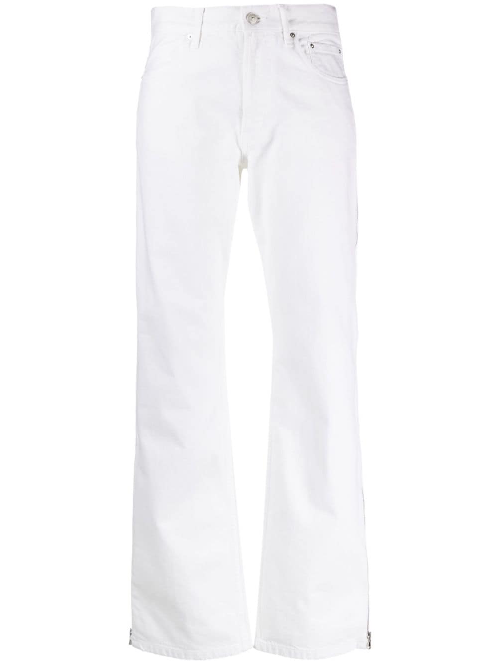 Gauchère straight-leg zipped jeans - White von Gauchère