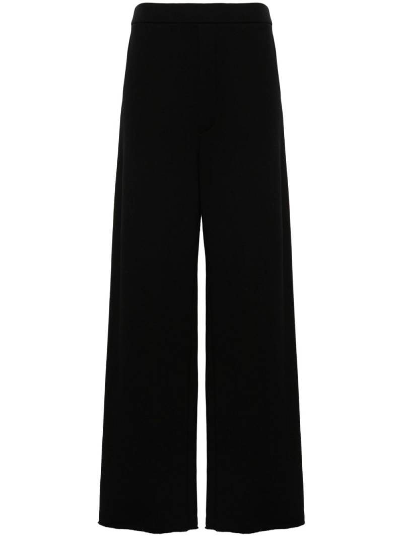 Gauchère wide-leg jersey trousers - Black von Gauchère