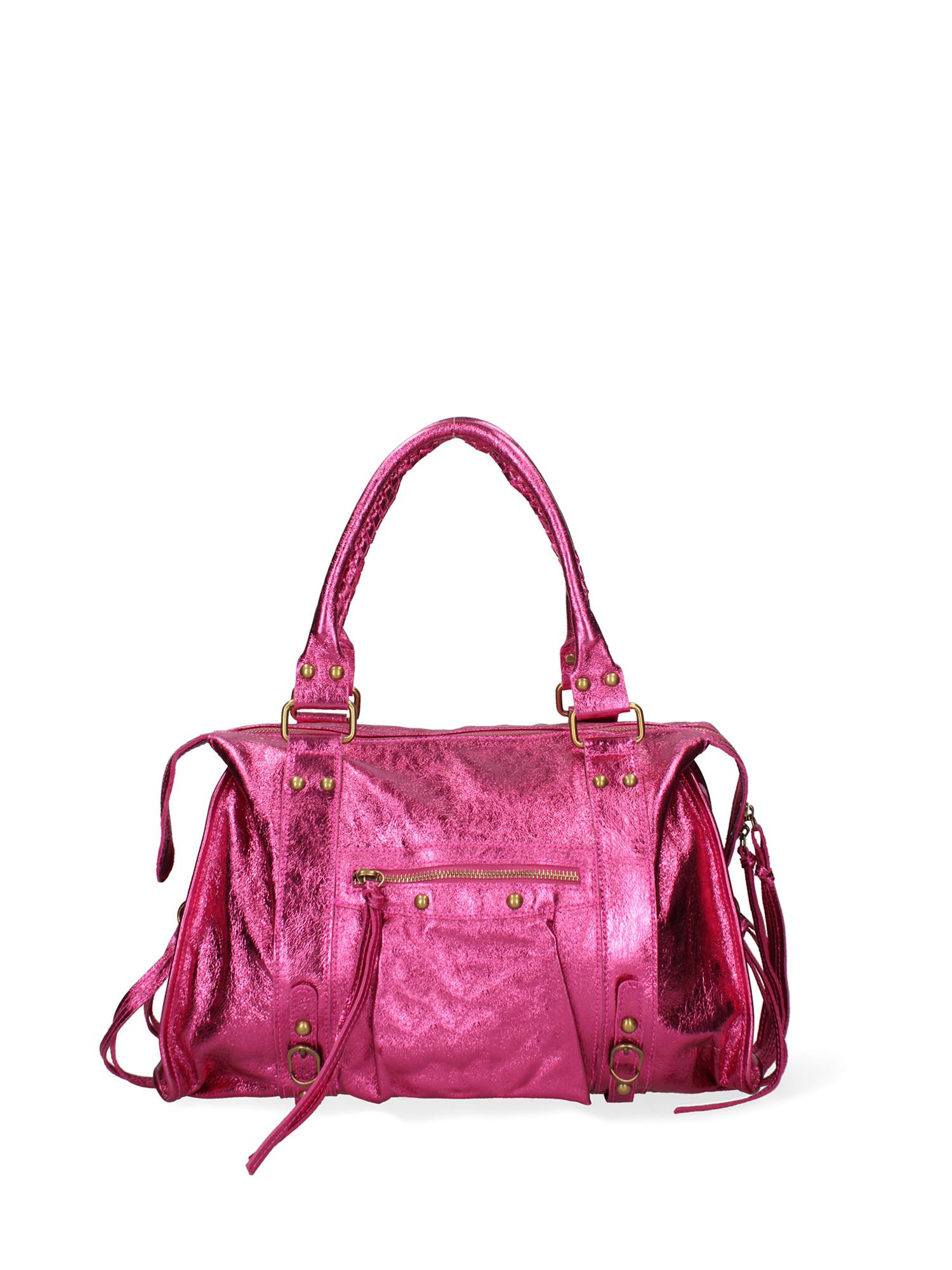 Schultertasche Damen Fuchsia ONE SIZE von Gave Lux