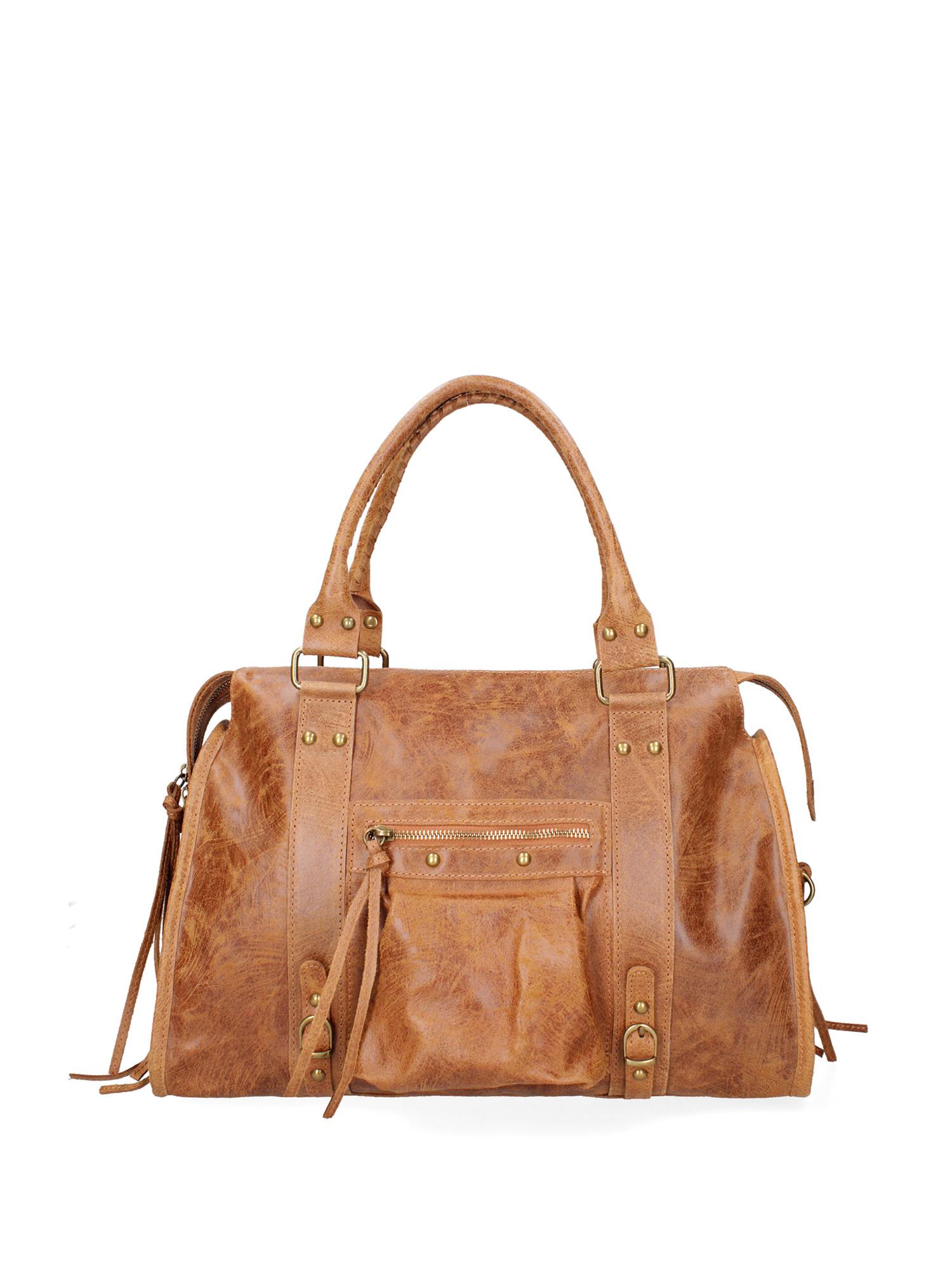 Shultertasche Damen Cognac ONE SIZE von Gave Lux