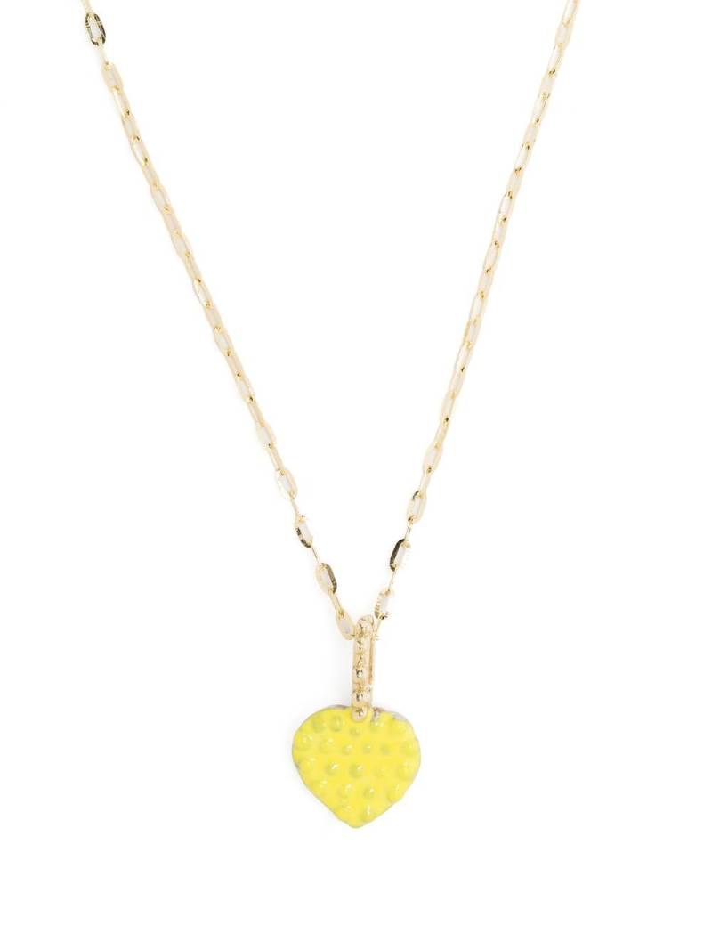 Gaya 14kt yellow gold mini heart pendant necklace von Gaya