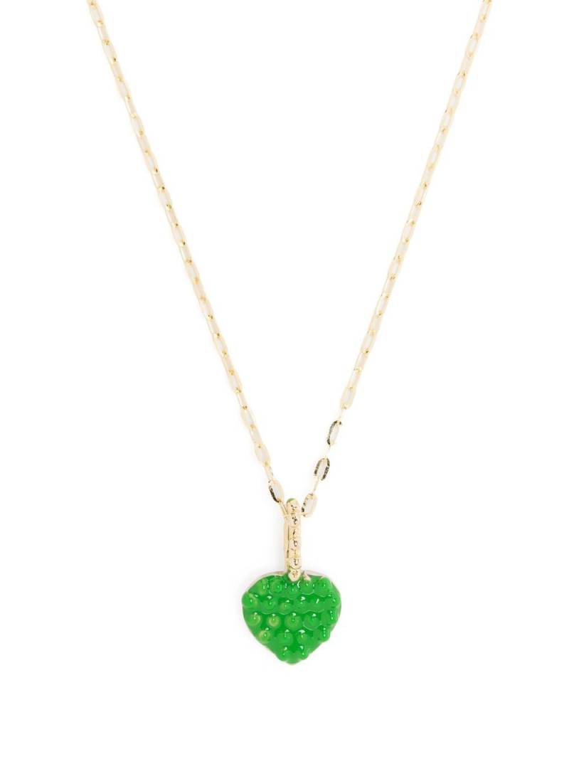 Gaya 14kt yellow gold mini heart pendant necklace von Gaya