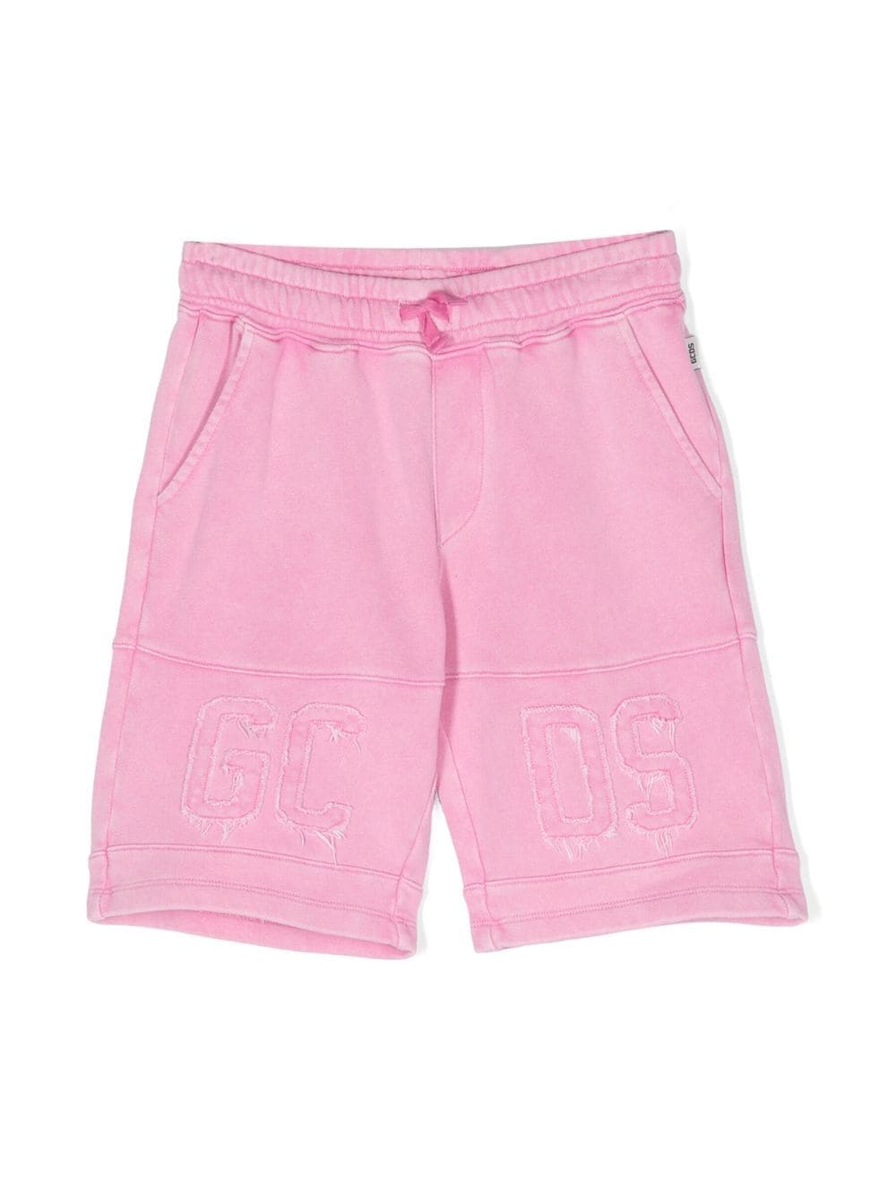 Gcds Kids logo-patch track shorts - Pink von Gcds Kids