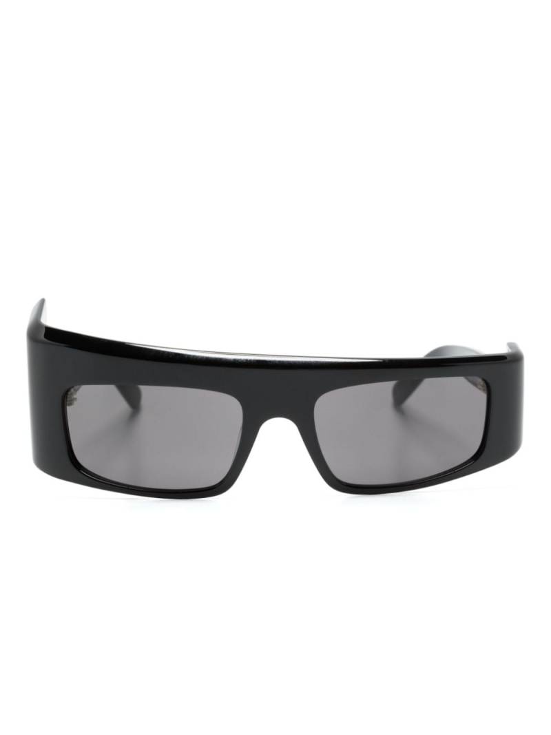 GCDS GD0043 geometric-frame sunglasses - Black von GCDS