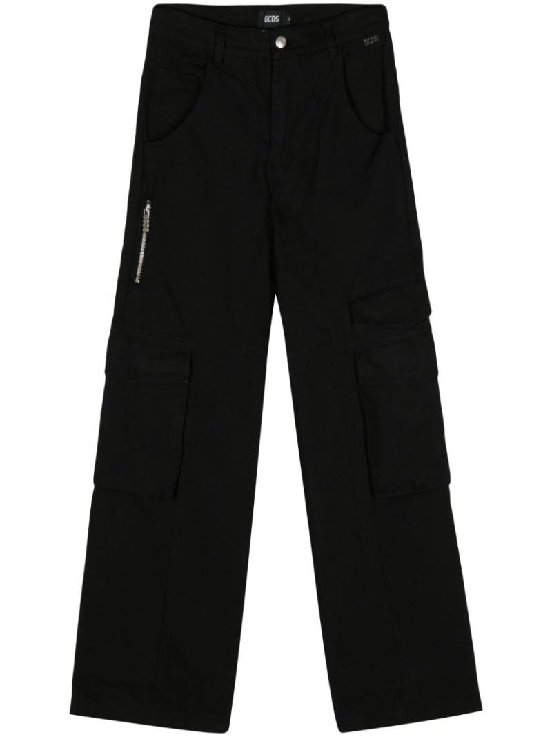 GCDS Ultracargo wide-leg trousers - Black von GCDS