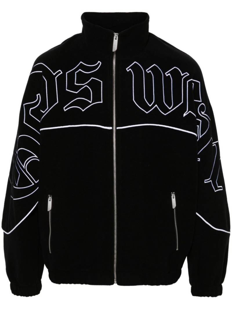 GCDS embroidered-logo jacket - Black von GCDS