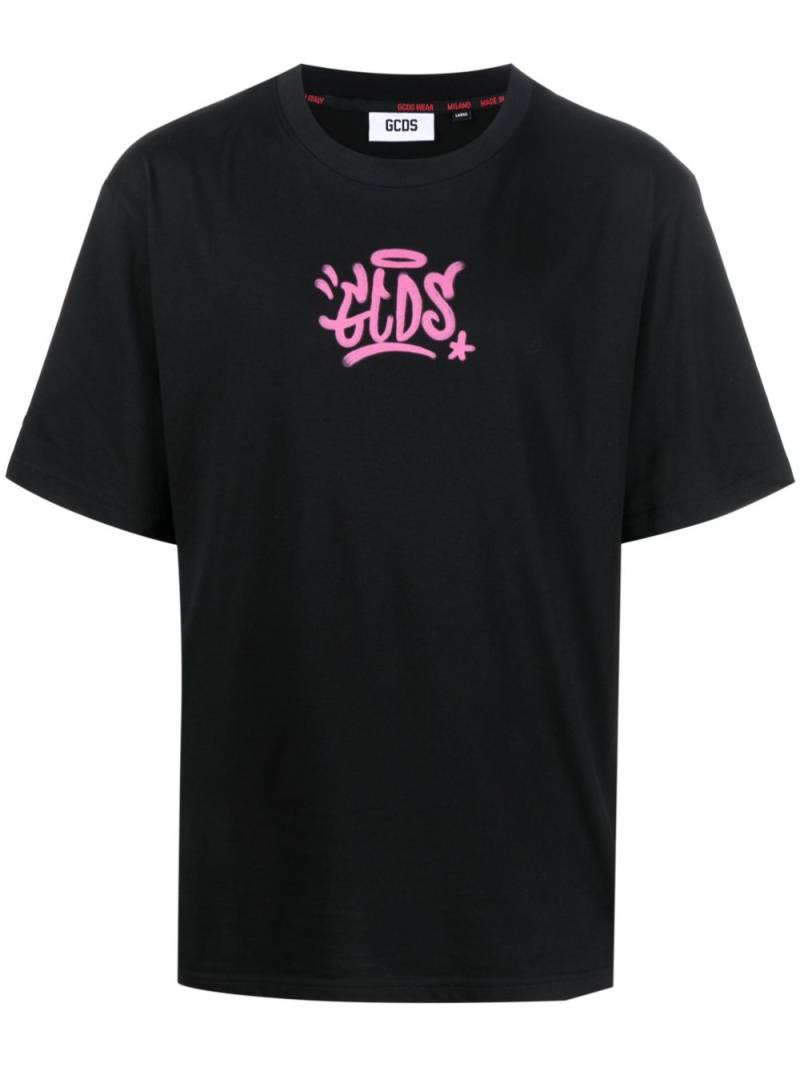 GCDS graffiti-print cotton T-shirt - Black von GCDS