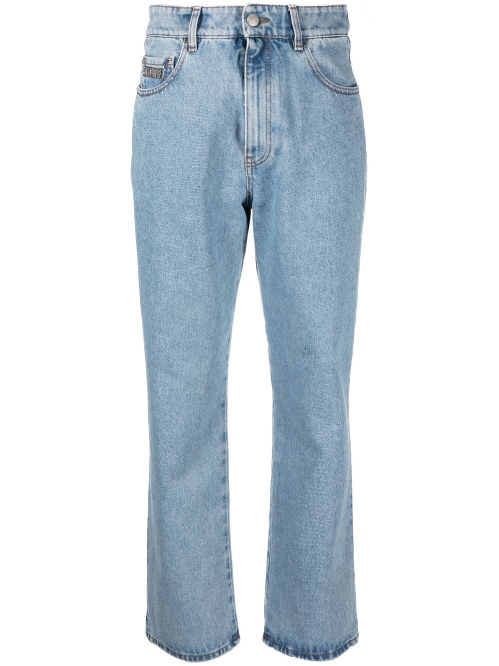 Gcds high-waist straight jeans - Blue von Gcds