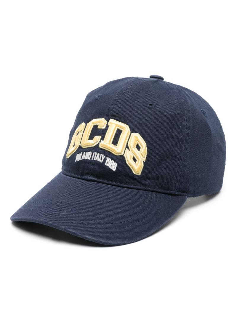 GCDS logo-embroidered baseball cap - Blue von GCDS