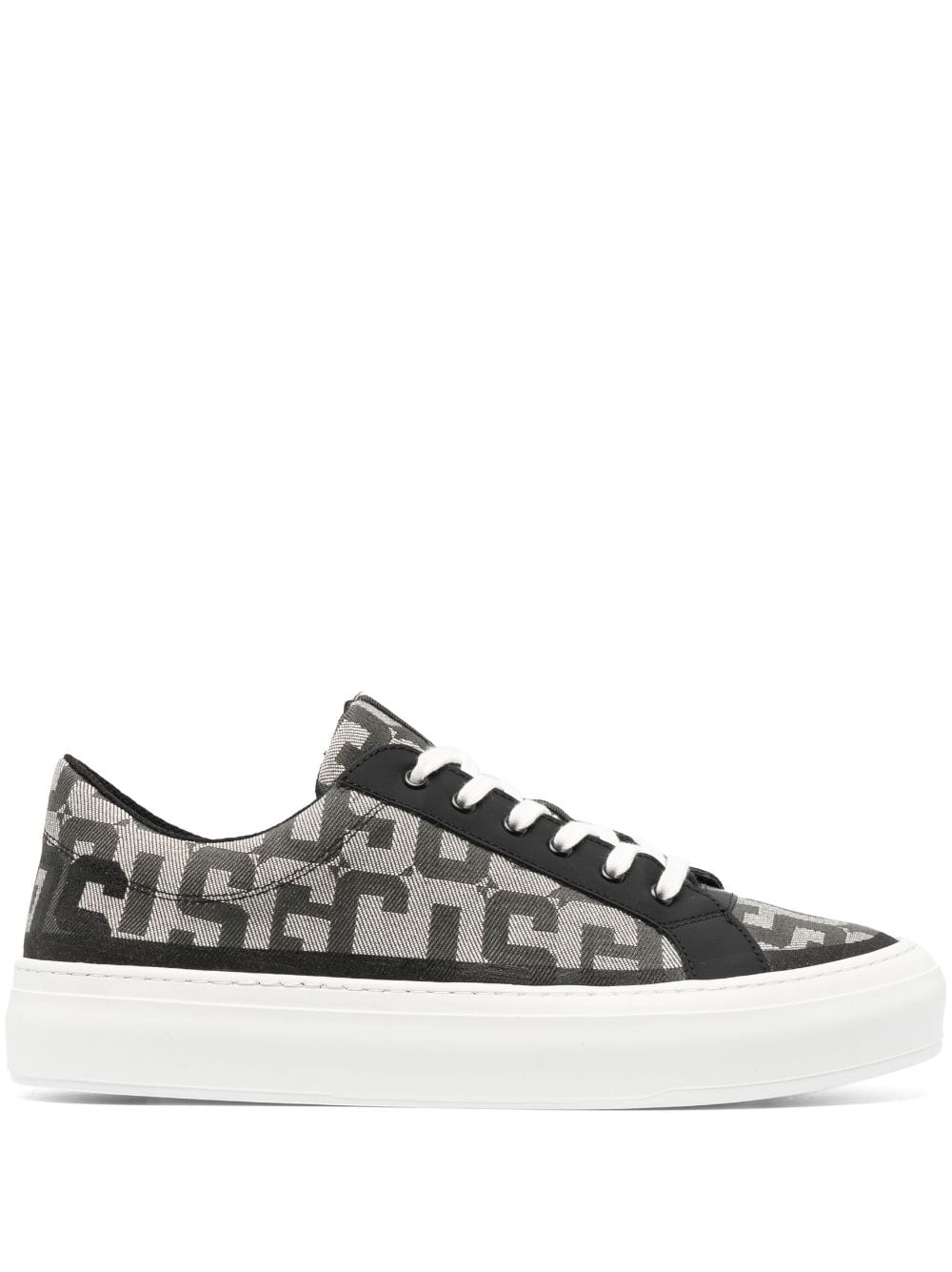 GCDS logo-print low-top sneakers - Black von GCDS