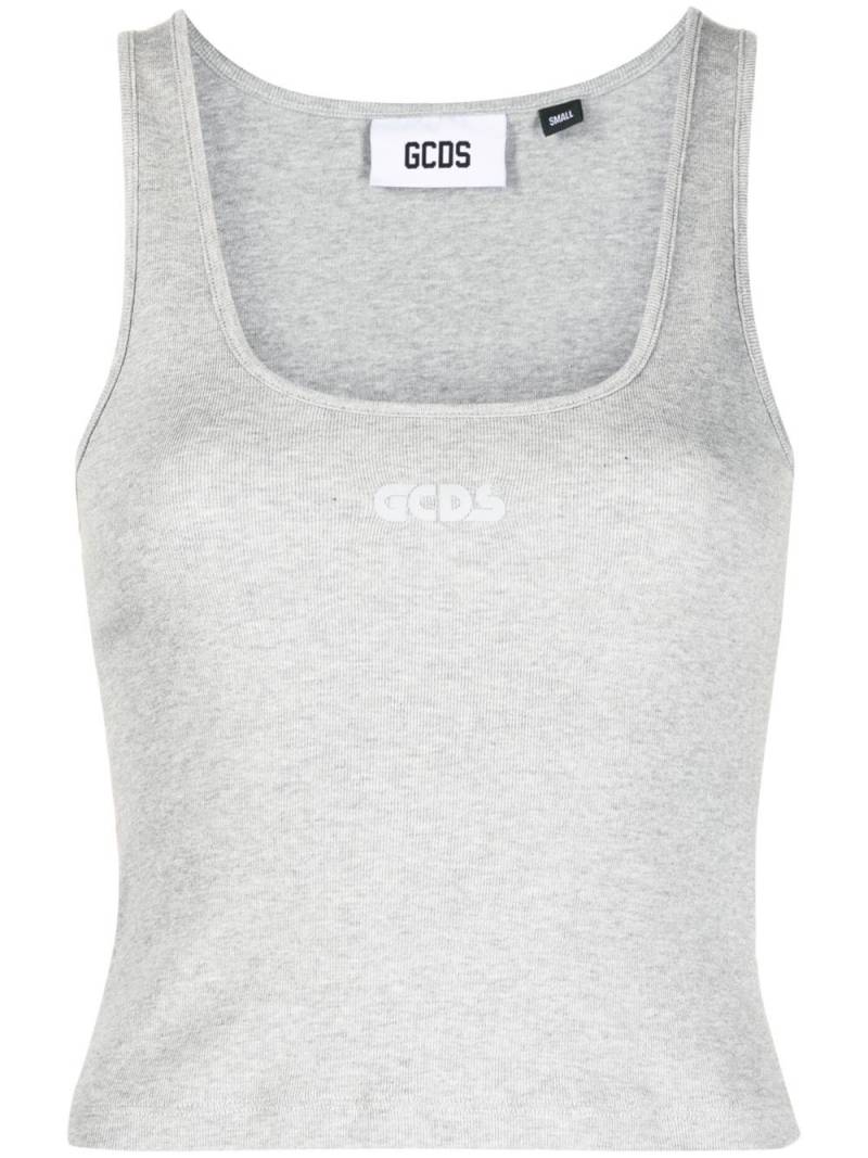 GCDS logo-print tank top - Grey von GCDS