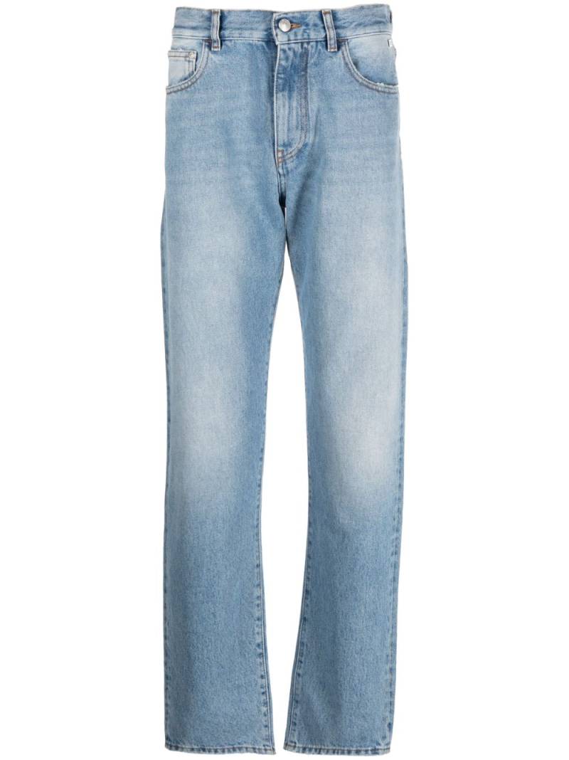 Gcds low-rise straight-leg jeans - Blue von Gcds