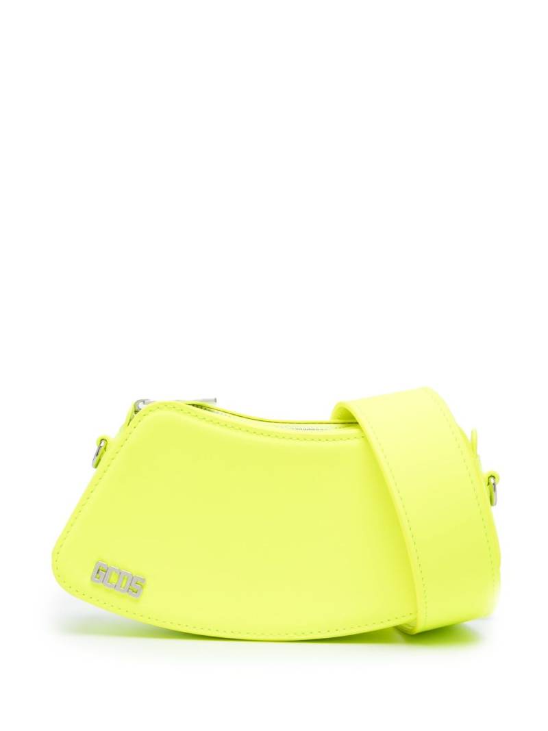 GCDS small Comma crossbody bag - Yellow von GCDS