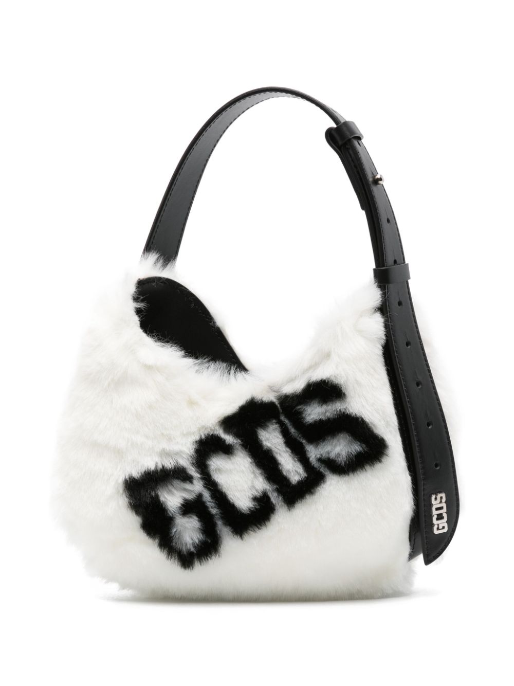 GCDS small Comma tote bag - White von GCDS