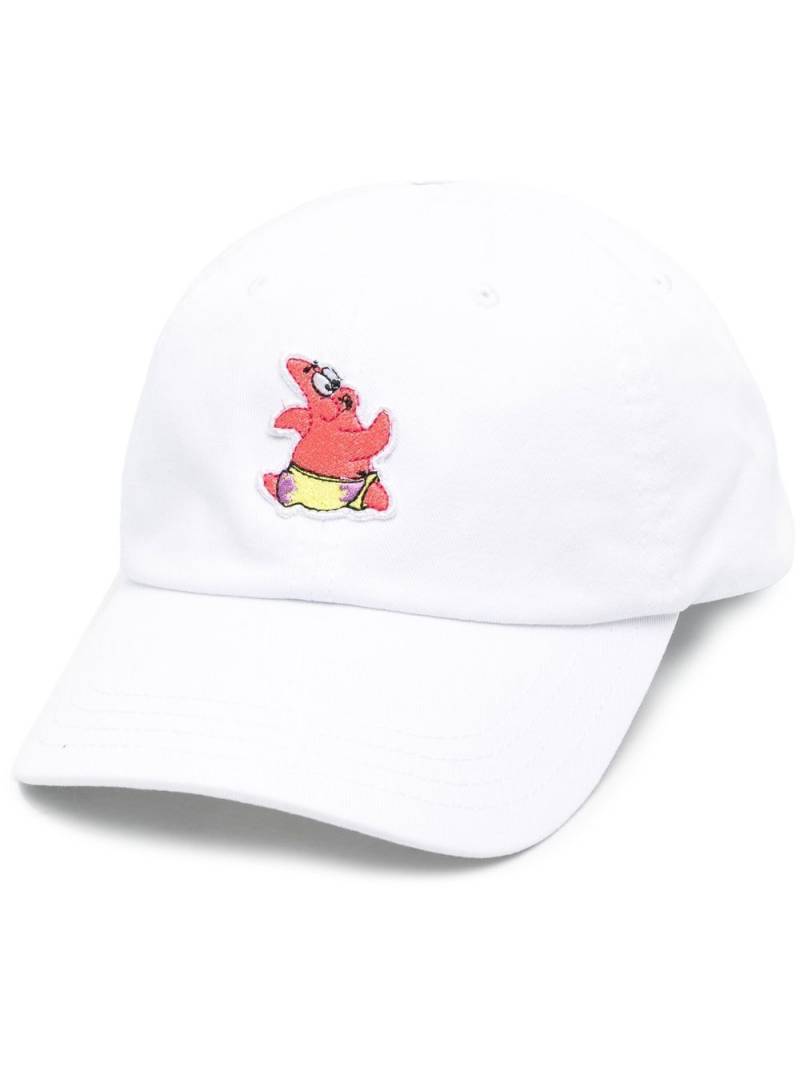 GCDS x Spongebob Patrick embroidered cap - White von GCDS