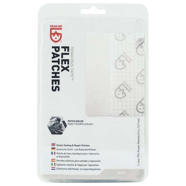 GearAid - Tenacious Tape Flex Patches Gr 2 Stück clear von GearAid