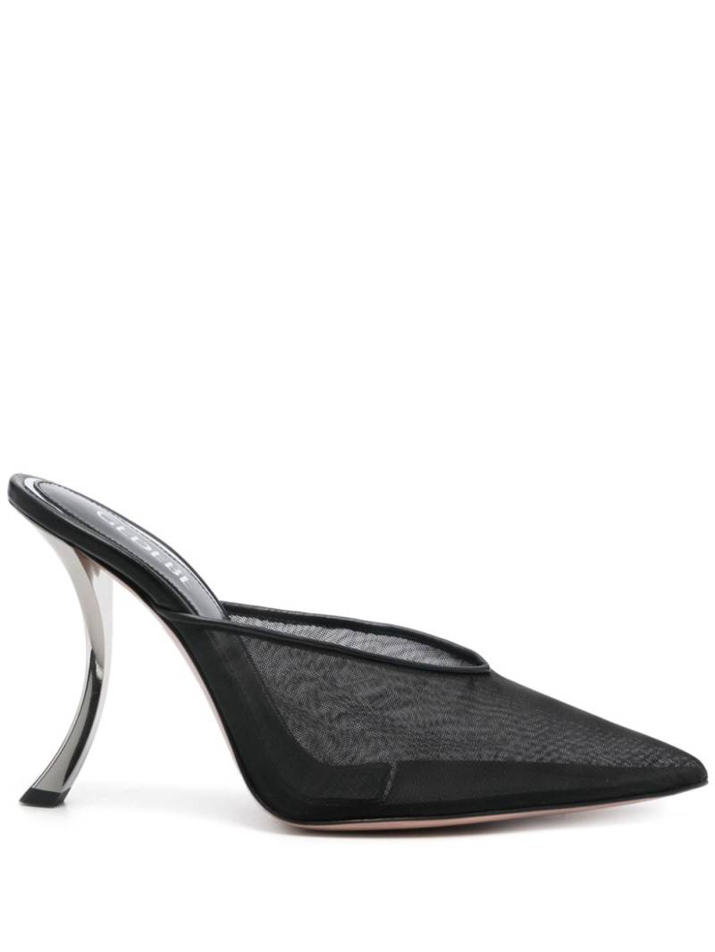 Gedebe 100mm Paris mules - Black von Gedebe