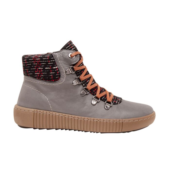 Gemini Schnürstiefelette aus weichem Anilinleder grau Gemini Schnürstiefelette aus weichem Anilinleder grau von Gemini