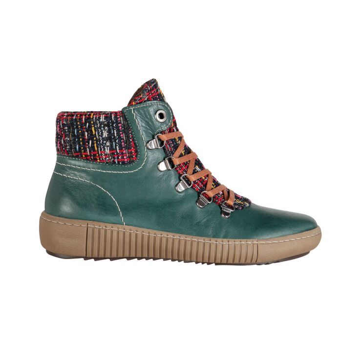 Gemini Schnürstiefelette aus weichem Anilinleder grün Gemini Schnürstiefelette aus weichem Anilinleder grün von Gemini