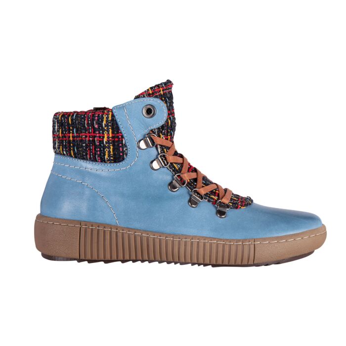 Gemini Schnürstiefelette aus weichem Anilinleder jeansblau Gemini Schnürstiefelette aus weichem Anilinleder jeansblau von Gemini