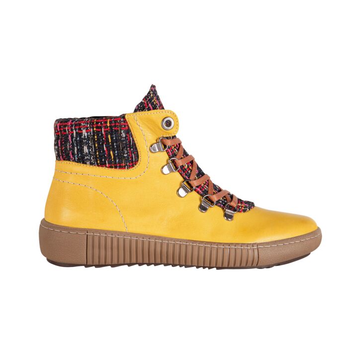 Gemini Schnürstiefelette aus weichem Anilinleder sonne Gemini Schnürstiefelette aus weichem Anilinleder sonne von Gemini