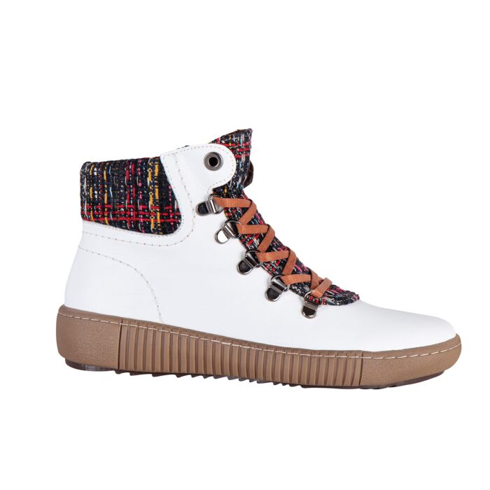 Gemini Schnürstiefelette aus weichem Anilinleder weiss Gemini Schnürstiefelette aus weichem Anilinleder weiss von Gemini