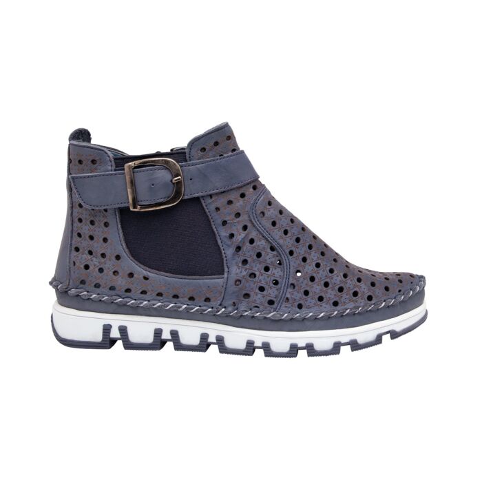 Gemini Sommerstiefelette aus weichem Nappaleder marine Gemini Sommerstiefelette aus weichem Nappaleder marine von Gemini
