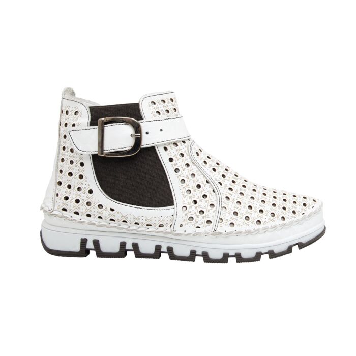 Gemini Sommerstiefelette aus weichem Nappaleder weiss Gemini Sommerstiefelette aus weichem Nappaleder weiss von Gemini