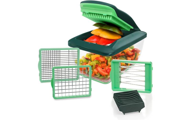 Genius Gemüseschneider »Nicer Dicer Chef 7-teilig, Grün« von Genius