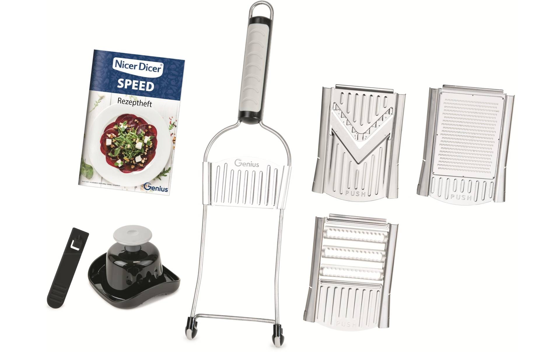 Genius Küchenreibe »Nicer Dicer Speed Set 7-teilig« Genius Küchenreibe »Nicer Dicer Speed Set 7-teilig« von Genius