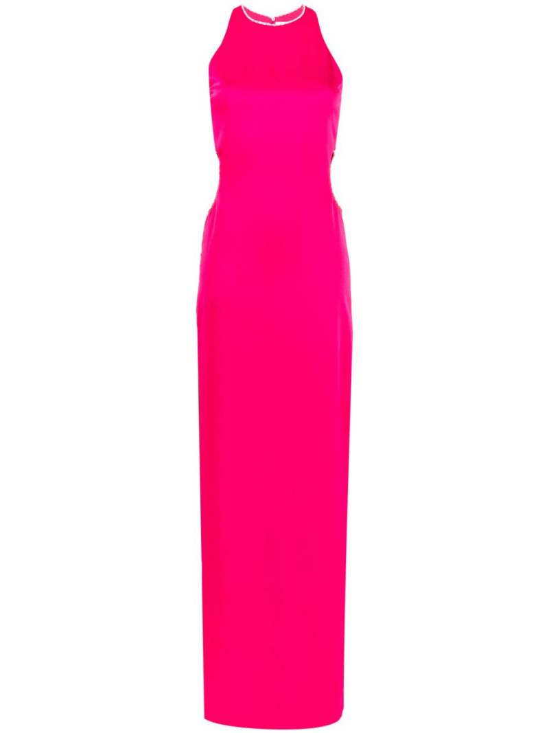 Genny cut-out detail long dress - Pink von Genny