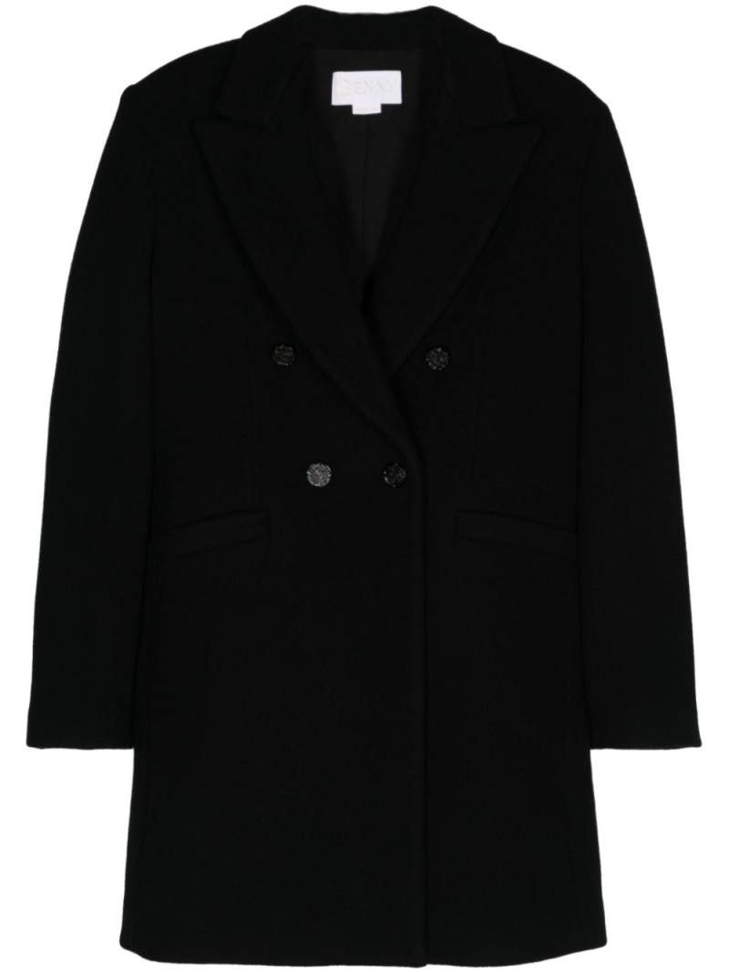 Genny double-breasted coat - Black von Genny