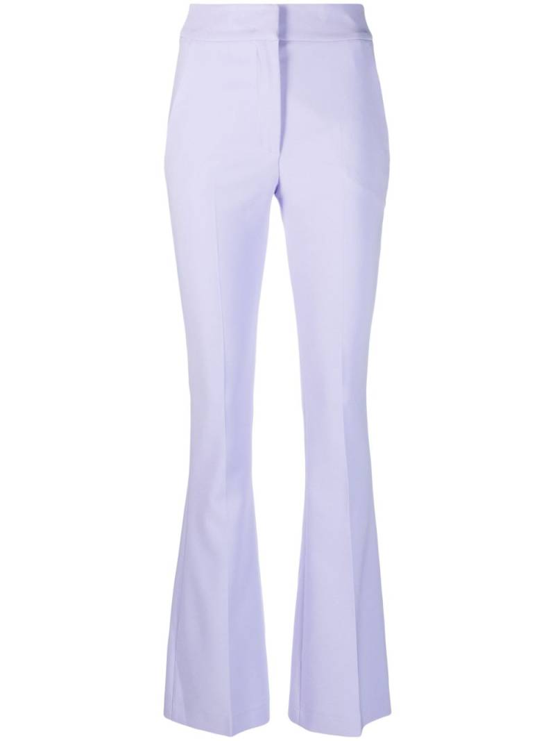 Genny high-waisted flared trousers - Purple von Genny