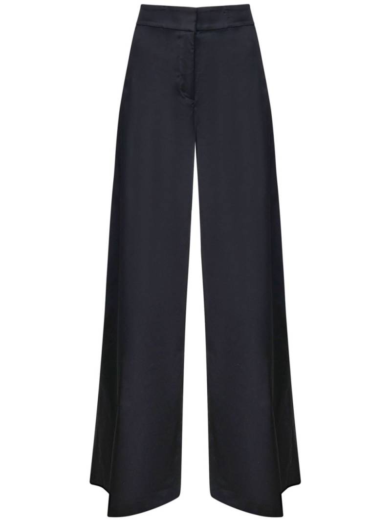 Genny high-waisted palazzo pants - Black von Genny