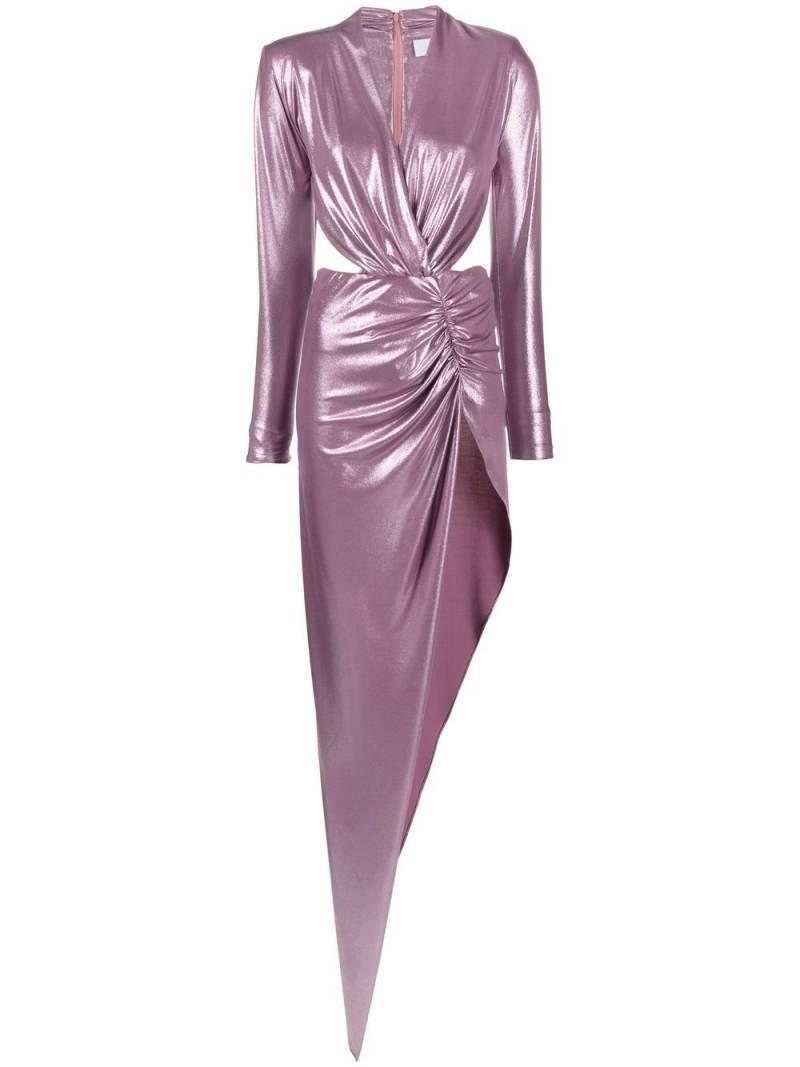 Genny metallic twist-detail gown - Pink von Genny