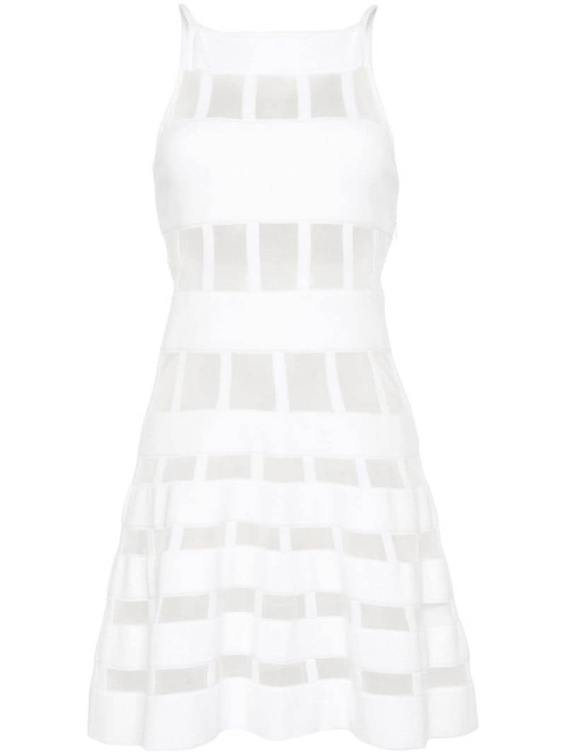 Genny panelled-design midi dress - White von Genny