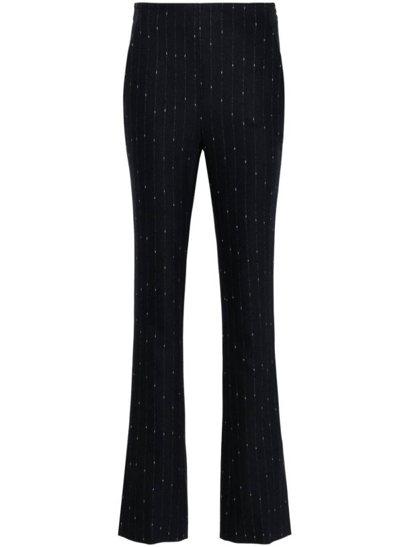 Genny pinstriped tailored trousers - Blue von Genny