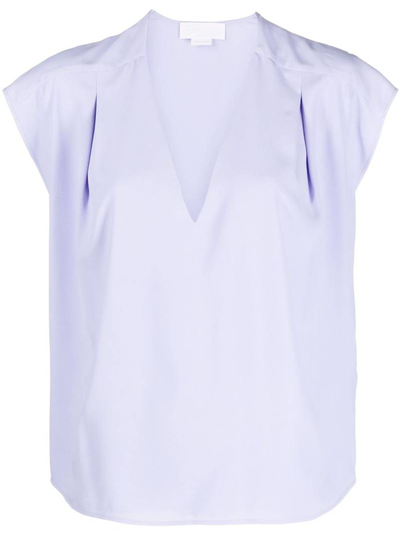 Genny pleated top - Purple von Genny