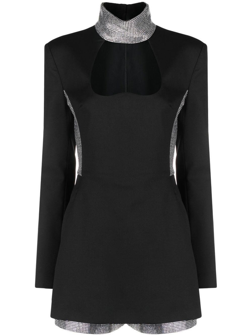 Genny rhinestone-embellished mini dress - Black von Genny