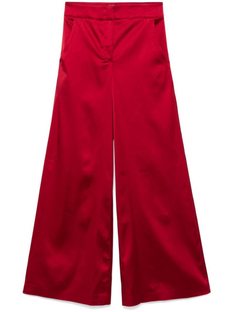 Genny satin trousers - Red von Genny