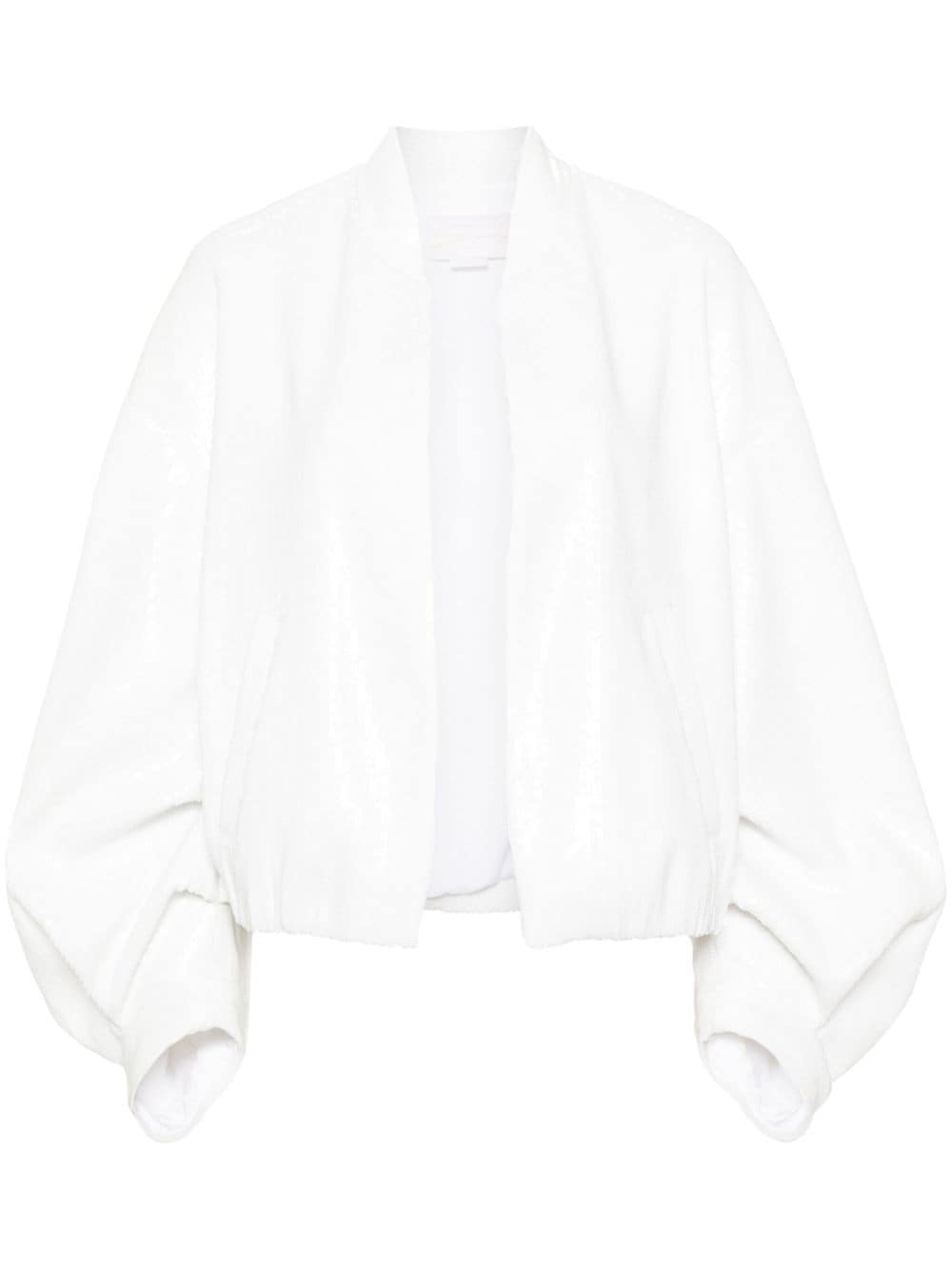 Genny sequinned bomber jacket - White von Genny